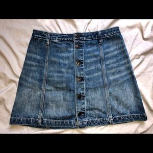 Retro Abercrombie & Fitch Jean Skirt Size 6